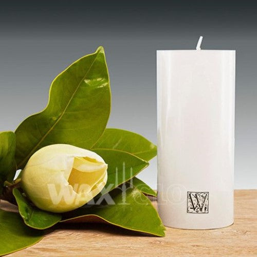 Waxglo Candle - 70x150mm Smooth Finish Cylinder -White