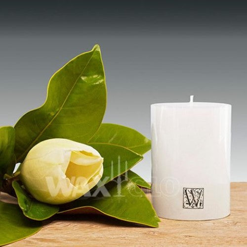 Waxglo Candle - 70x100mm SMOOTH FINISH CYLINDER -WHITE