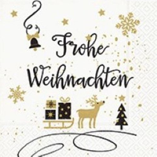 Luncheon Napkin - Frohe Weihnachten