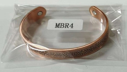 Magnetic Copper Bracelet - Triquetra