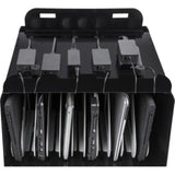 Kensington Charge Back With Locking Door Charging Rack - 5.4 cm Height x 44.5 cm