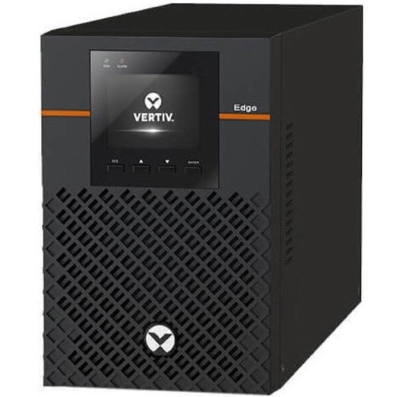 VERTIV EDGE-1500IMT 1500VA Tower UPS providing reliable power protection, featuring AVR and quick 3-hour recharge for IT equipment.