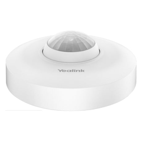 Yealink RoomSensor detects occupancy and environmental conditions for efficient conference room management, connecting via Bluetooth LE.