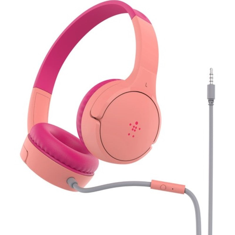 Belkin SoundForm Mini Wired On-Ear Headphones for Kids - Stereo - Mini-phone (3.