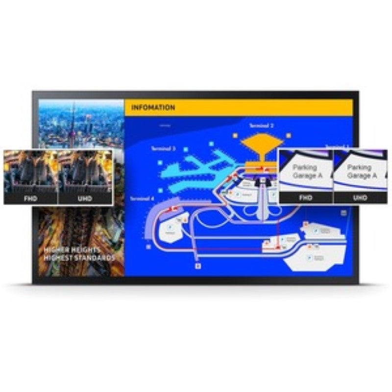 Samsung QM55B-T Digital Signage Display - 55" LCD - Touchscreen - ARM Cortex A72