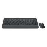 Logitech Signature MK650 wireless mouse and keyboard combo in graphite, featuring ergonomic design and long battery life.