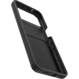 OtterBox Symmetry Series Flex case for Galaxy Z Flip4, providing sleek, drop-resistant, and antimicrobial protection.