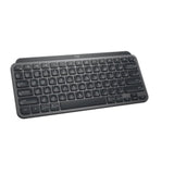 Compact Logitech MX Keys Mini Wireless Keyboard with smart backlighting, customizable F-keys, and Bluetooth connectivity.