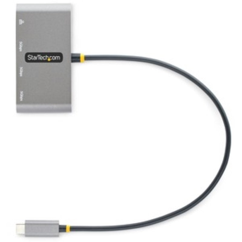 USB/Ethernet Combo Hub - USB 3.2 (Gen 1) Type C - Portable - 3 USB Port(s) - 1