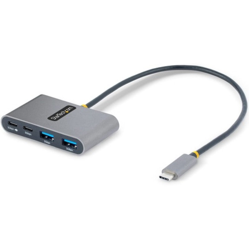 4-Port USB-C Hub with 100W Power Delivery Pass-Through, 2x USB-A + 2x USB-C, 5G