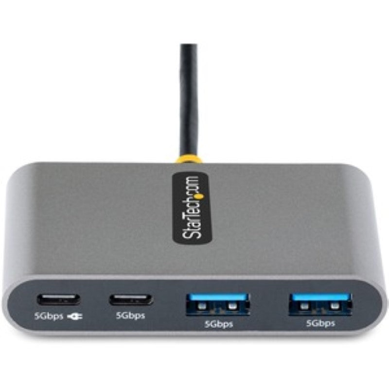 4-Port USB-C Hub with 100W Power Delivery Pass-Through, 2x USB-A + 2x USB-C, 5G