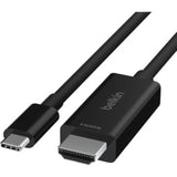 Belkin Connect USB-C to HDMI Cable - 2 m HDMI/USB-C A/V Cable for Chromebook, Ma