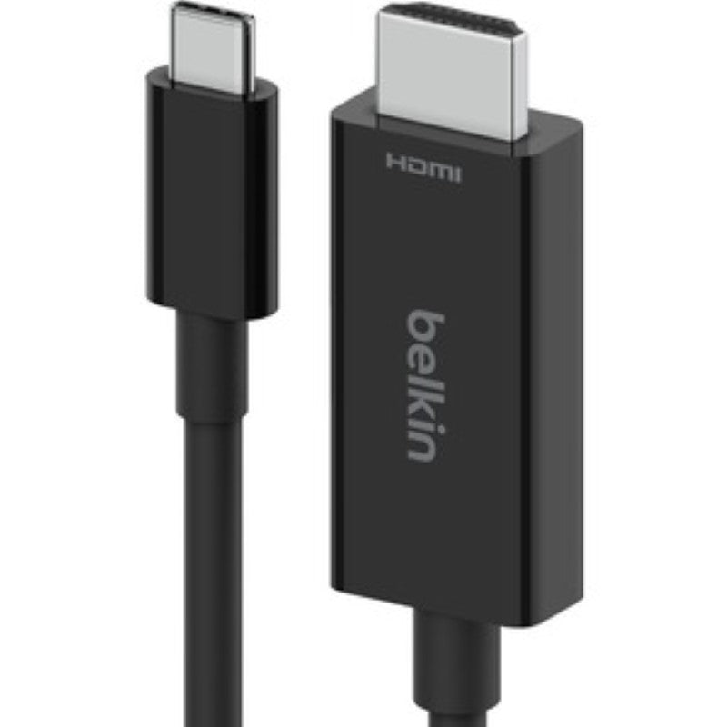 Belkin Connect USB-C to HDMI Cable - 2 m HDMI/USB-C A/V Cable for Chromebook, Ma