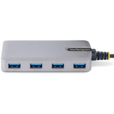 4-Port USB-C Hub, 5Gbps, Bus Powered, 4x USB-A Ports, Optional Auxiliary Power,