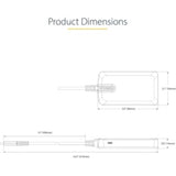 4-Port USB-C Hub, 5Gbps, Bus Powered, 4x USB-A Ports, Optional Auxiliary Power,