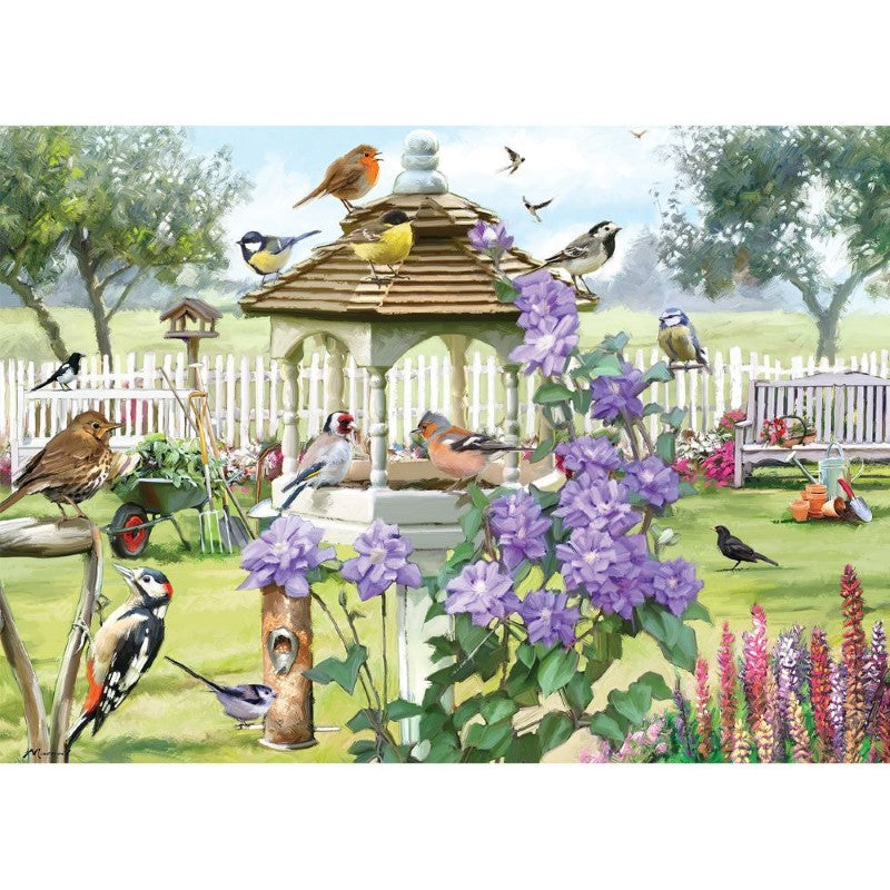 Birds and the Bees 1000 Piece Jigsaw Puzzle Bird Table