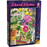 Floral Fiesta 1000 Piece Jigsaw Puzzle Celebrate the Season (Asparagus)