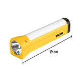 RECHARGEABLE FLASHLIGHT WITH EMERGENCY LAMP 280 LUMEN - PRETUL