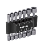 DRILL SOCKET BIT SET 14 PCE PRETUL