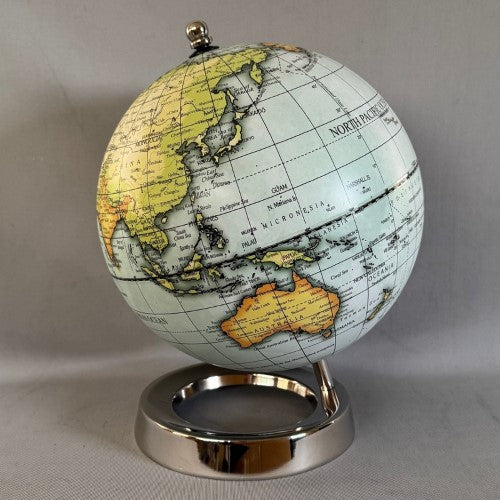 Globe On Nickle Base (24 x 34cm)