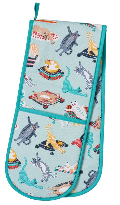 Double Oven Glove - Ulster Weavers (Kitty Cats)