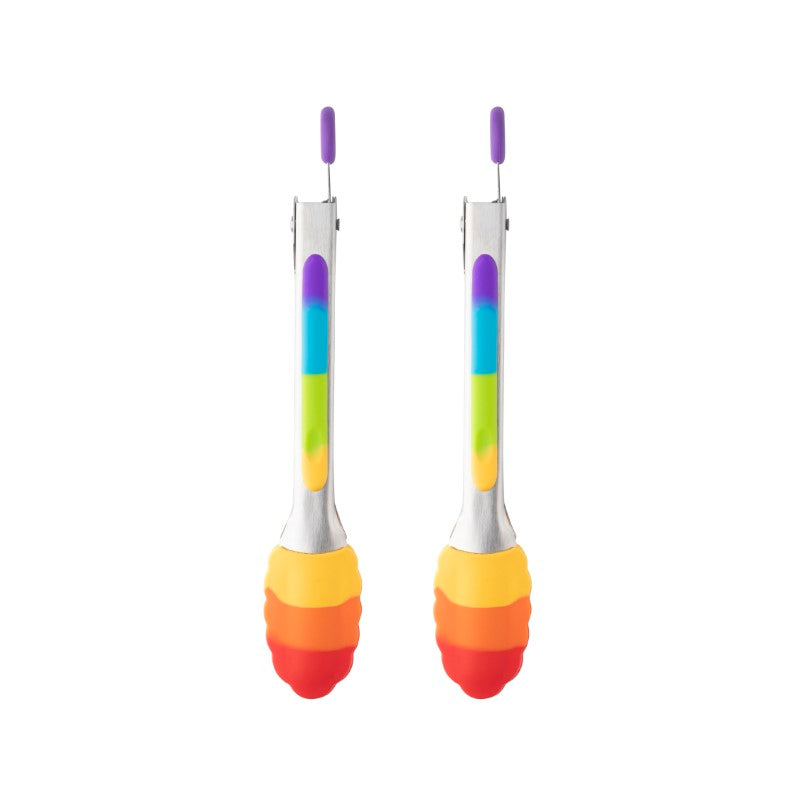 Mini Silicone Tongs - Taylors Rainbow (Set of 2)