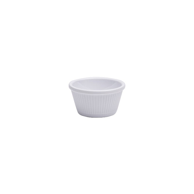 Jab White Ribbed Ramekin 45ml - Set of 6