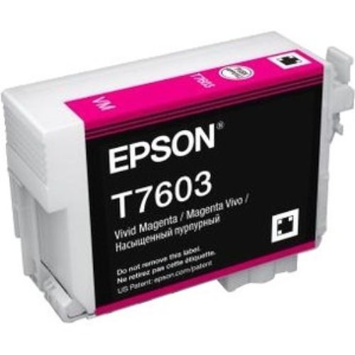 Epson UltraChrome HD T7603 Original Ink Cartridge - Vivid Magenta - Inkjet
