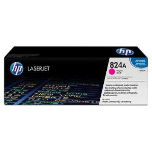 HP 824A Original Toner Cartridge - Magenta - Laser - 21000 Pages - 1 Each
