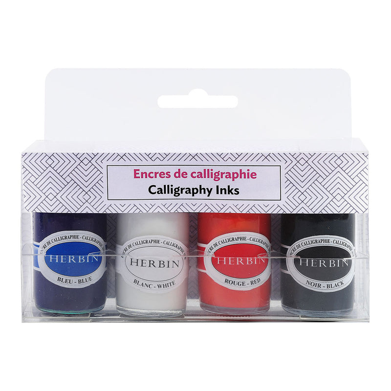 Herbin Calligraphy Ink 15ml, Pack of 4