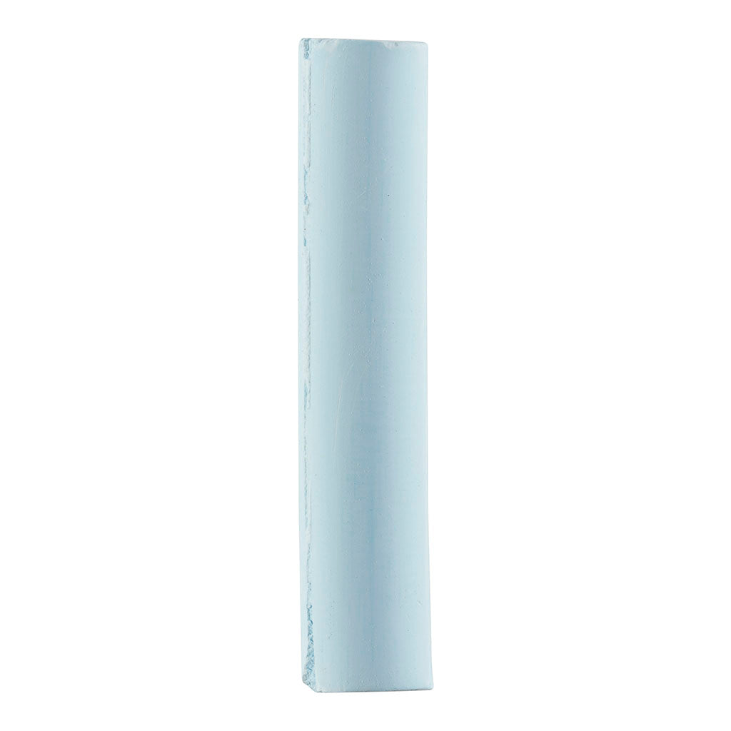 Soft pastel stick in vibrant Blockx Blue Shade 5, ideal for blending, layering, and artistic expression.