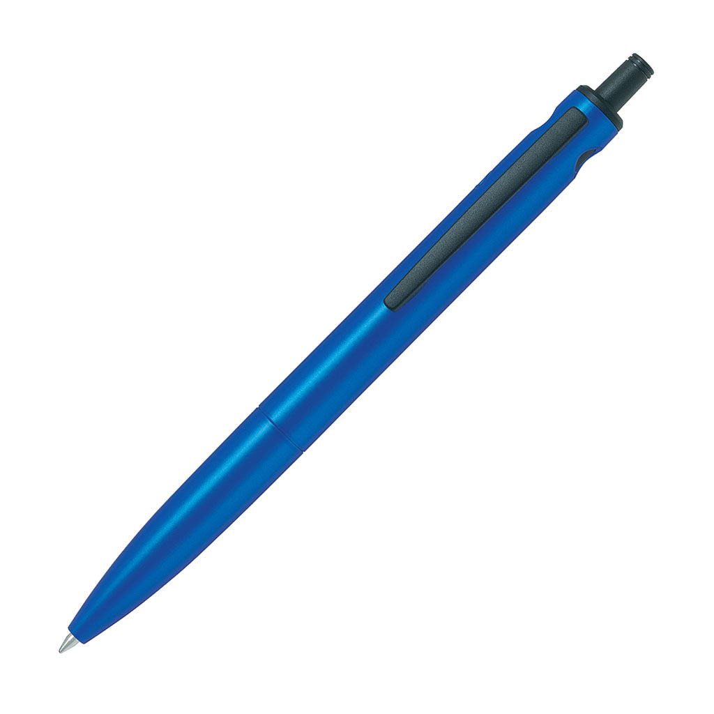 Pilot Explorer Ballpoint pen in metallic blue with a lightweight resin barrel, 1.0mm tip, and refillable design for smooth writing.