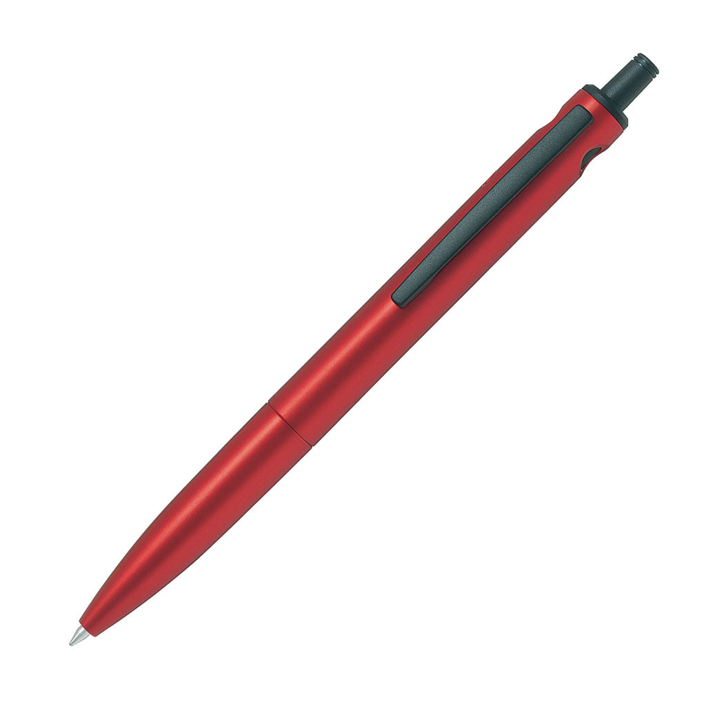 Pilot Explorer Ballpoint pen in metallic red, featuring a lightweight barrel, 1.0mm tip, and metal clip for EDC convenience.