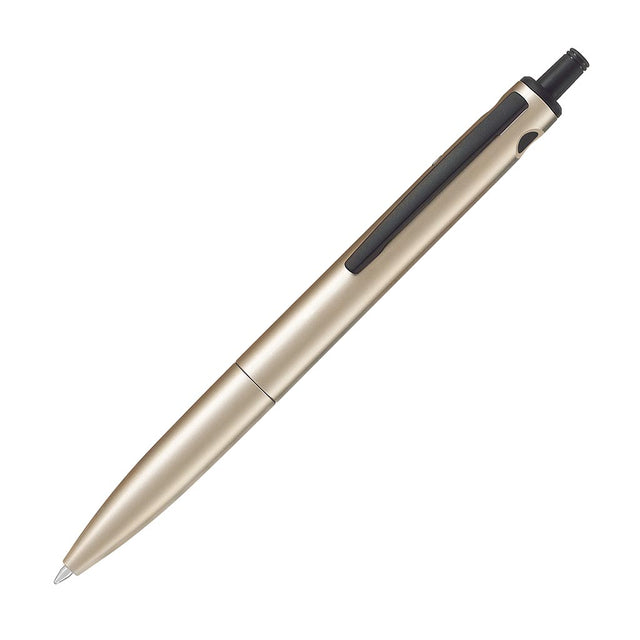 Gold PILOT Explorer ballpoint pen featuring a lightweight resin barrel, 1.0mm tip, and tungsten-carbide ball for smooth writing.