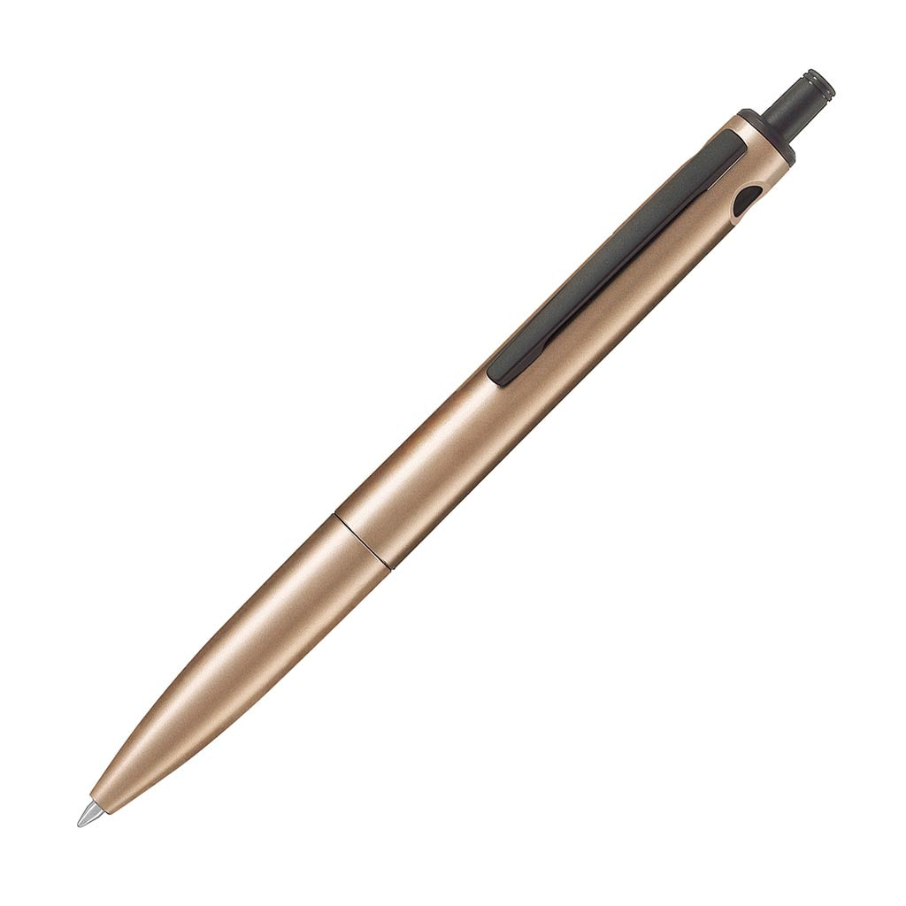 Pilot Explorer ballpoint pen in copper with medium tip, lightweight design, durable ink flow, and refillable for sustainability.