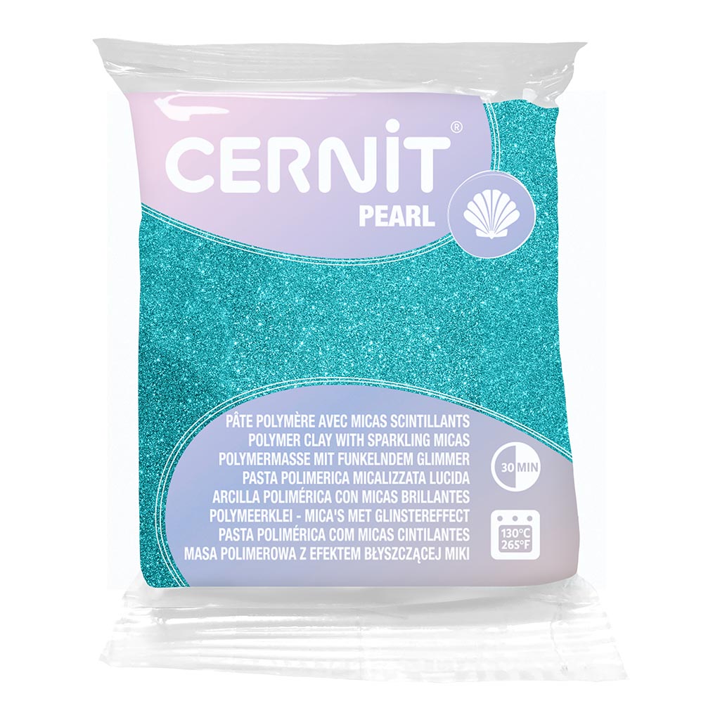 Cernit Polymer Clay Pearl 56g Green