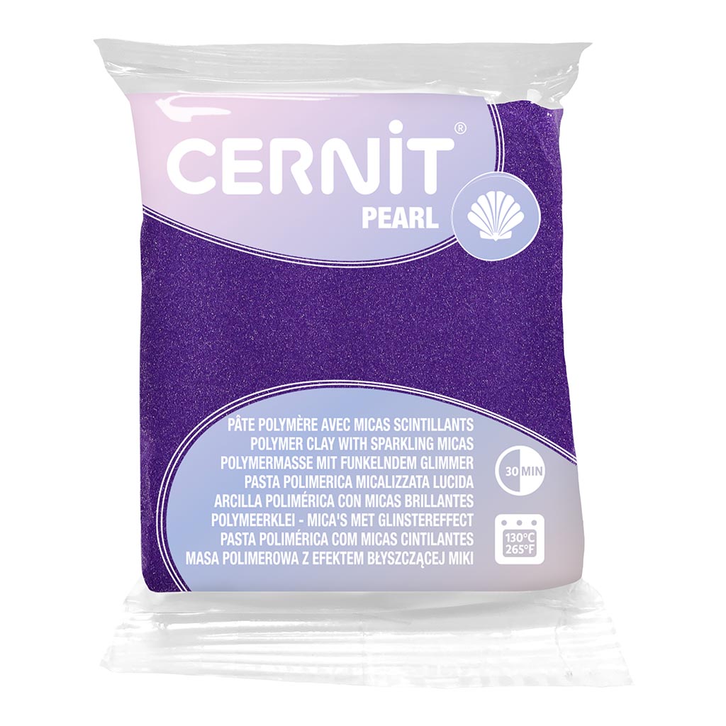 Cernit Polymer Clay Pearl 56g Violet