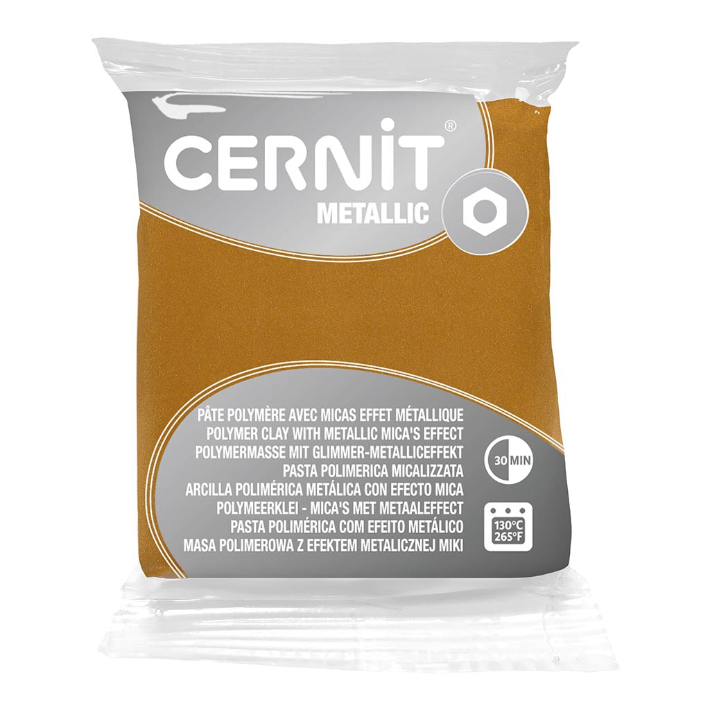Cernit Polymer Clay Metallic 56g Gold