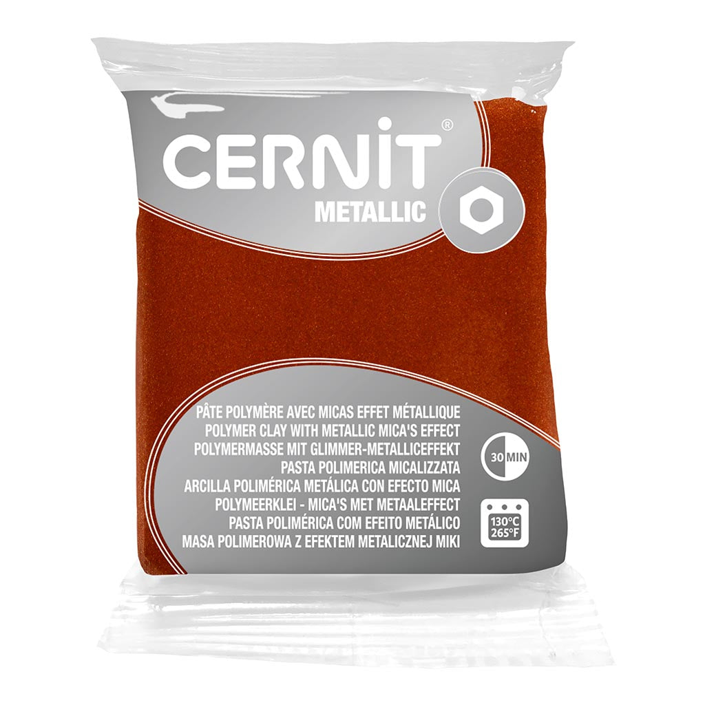 Cernit Polymer Clay Metallic 56g Bronze