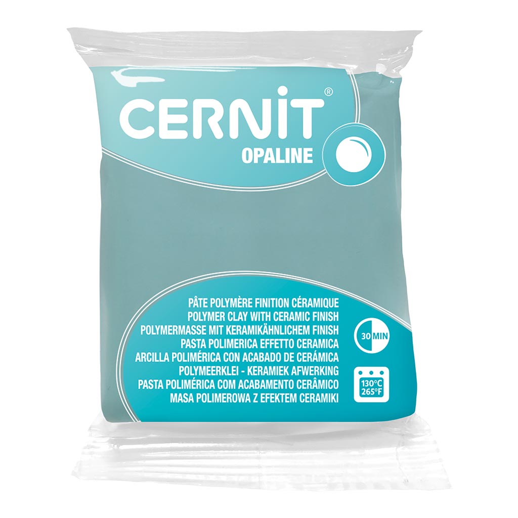 Cernit Polymer Clay Opaline 56g Mint Green