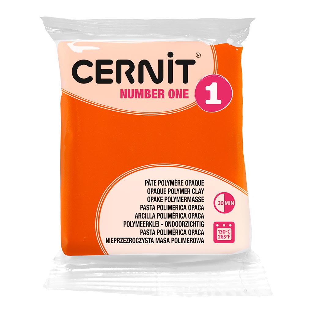 Cernit Polymer Clay No1 56g Orange
