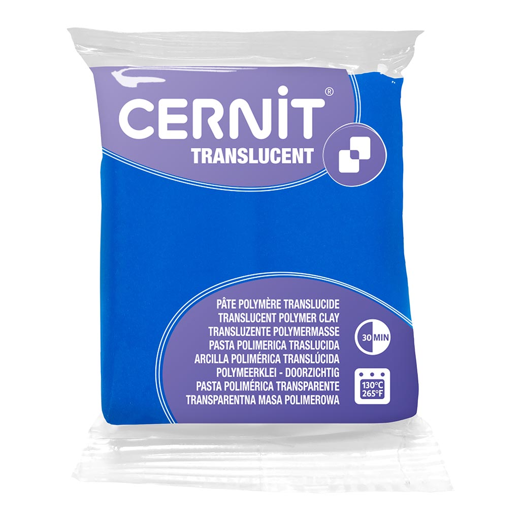 Cernit Polymer Clay Translucent 56g Sapphire