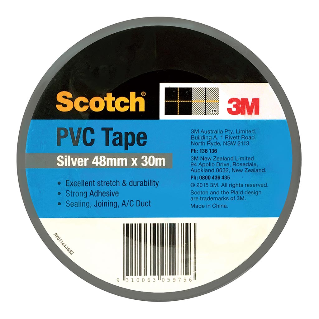Scotch PVC Tape 944S Silver 48mm x 30m