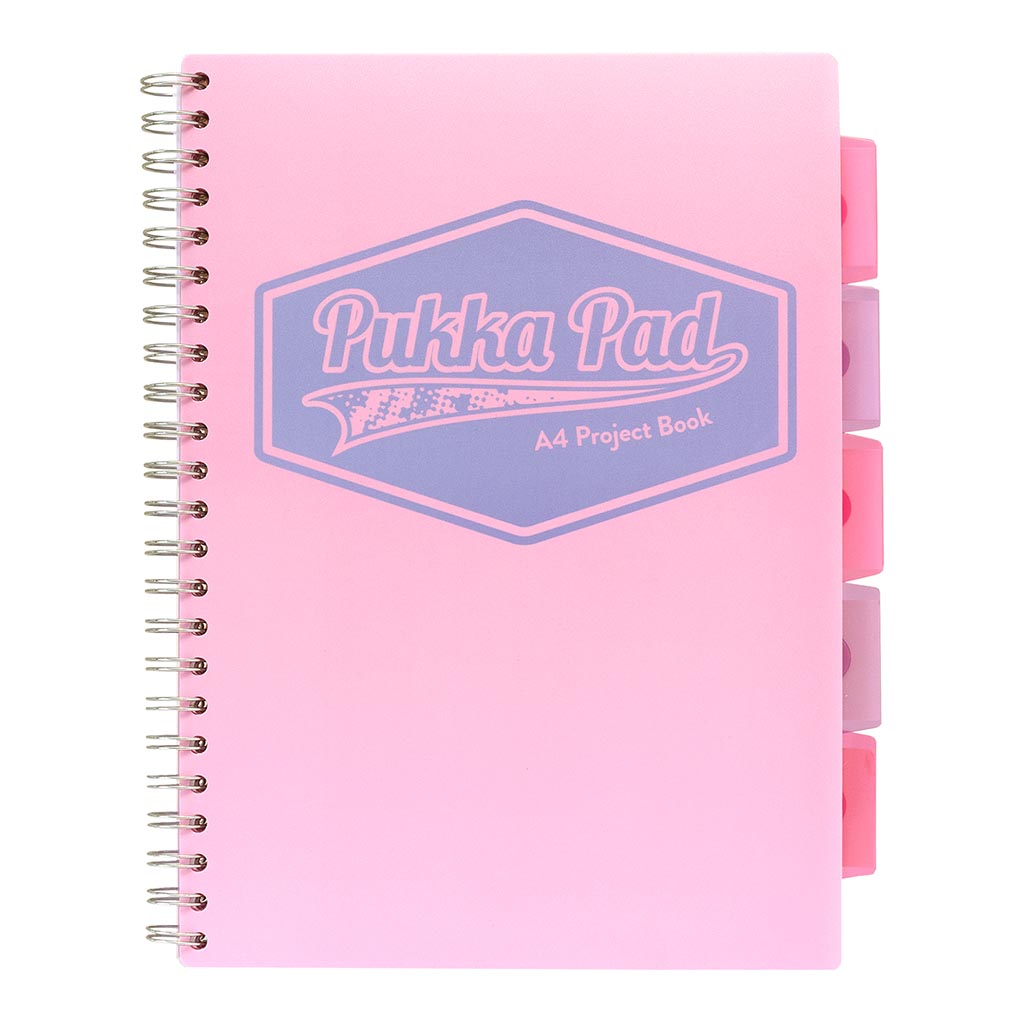 Pukka Pastel Project Book A4 Pink