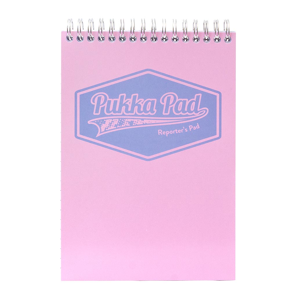 Pukka Pastel Reporters Notepad Pink