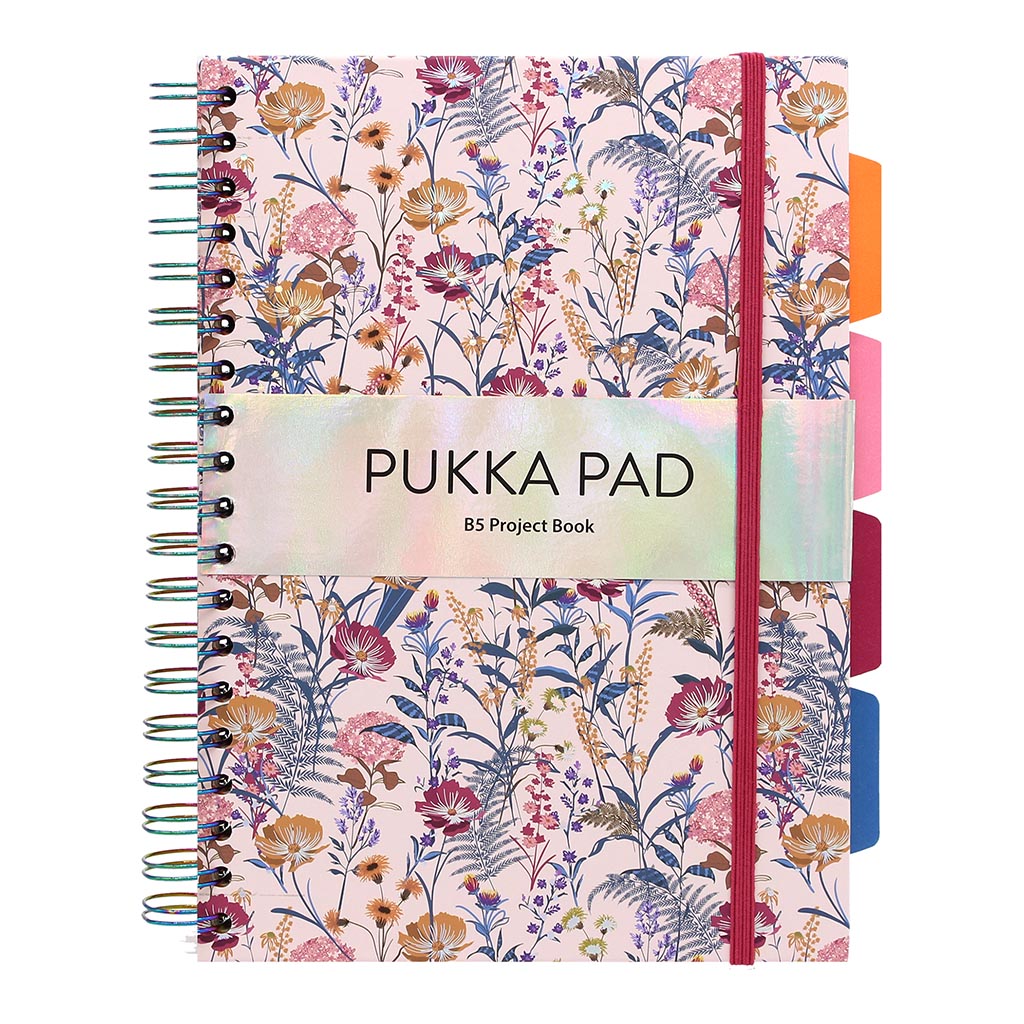 Pukka Bloom Hardcover Project Notebook B5 Cream