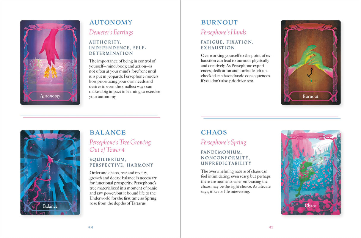 The Lore Olympus Oracle Deck