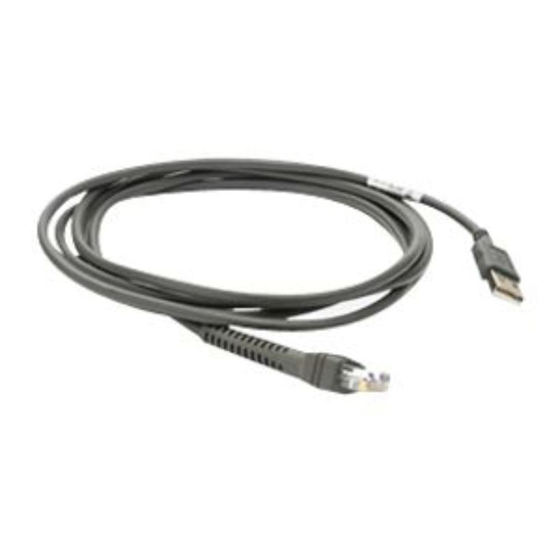 Zebra CBA-U01-S07ZAR USB Straight Cable - 2.13 m USB Data Transfer Cable