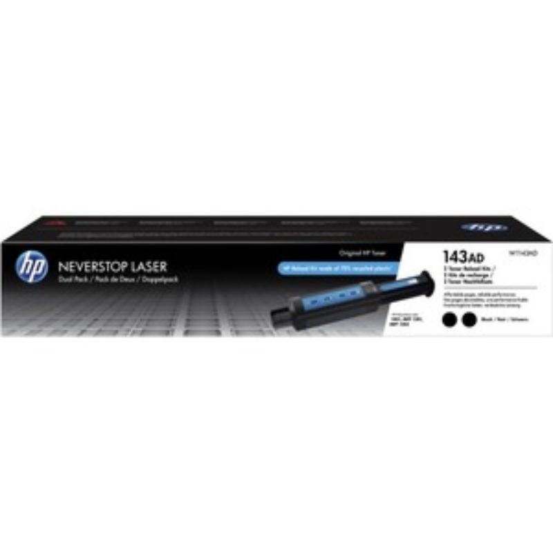 HP 143AD Original Toner Cartridge - Dual Pack - Black - Laser - 5000 Pages