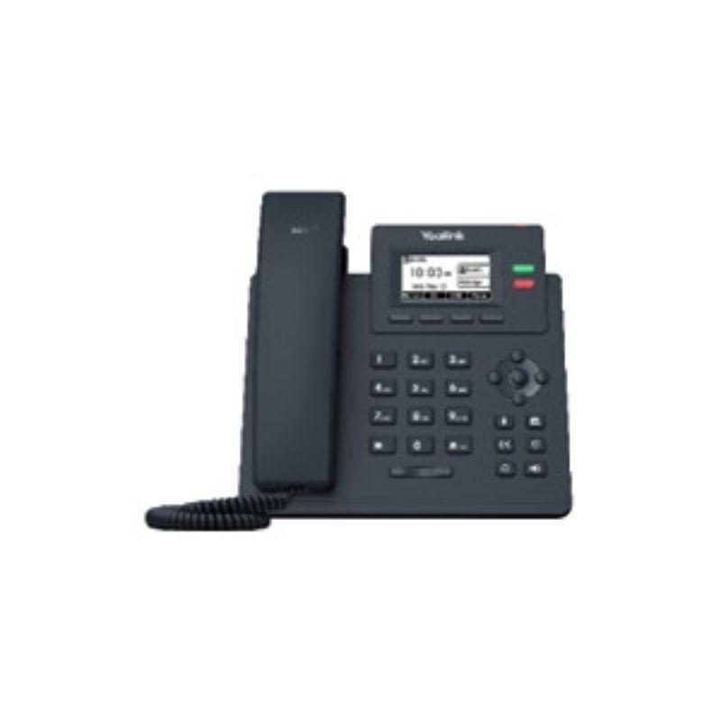 Yealink SIP-T31G IP Phone in Classic Gray, featuring a 132x64 LCD, HD voice, and wall-mountable design for efficient communication.